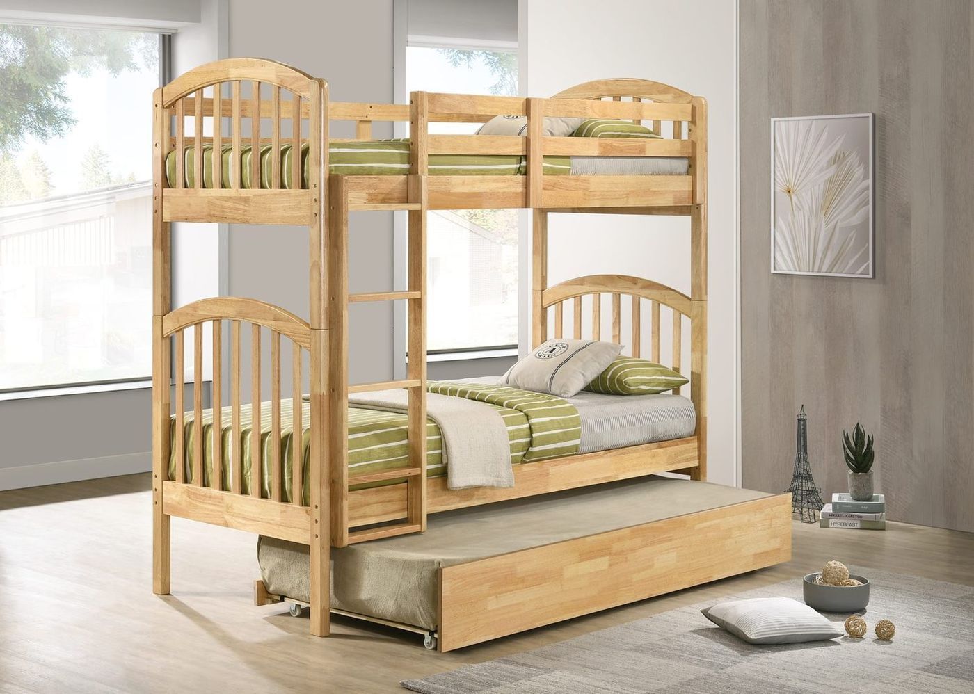 Assembled as a bunk bed