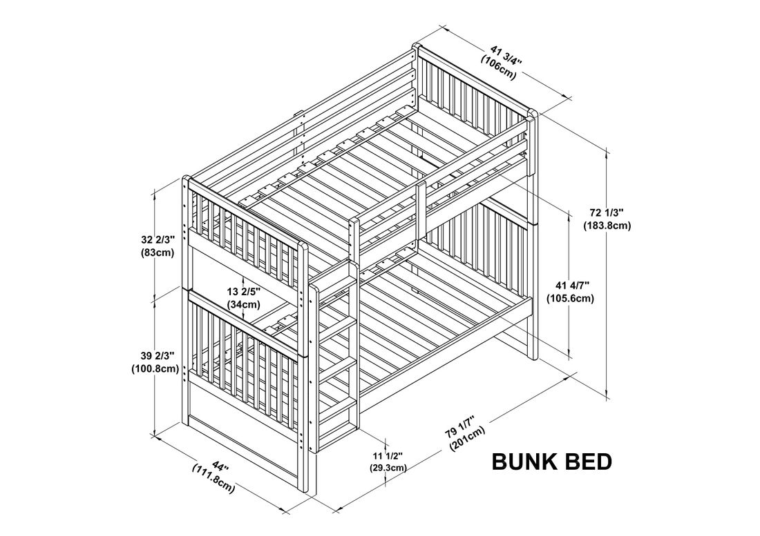 Assembled dimensions (39