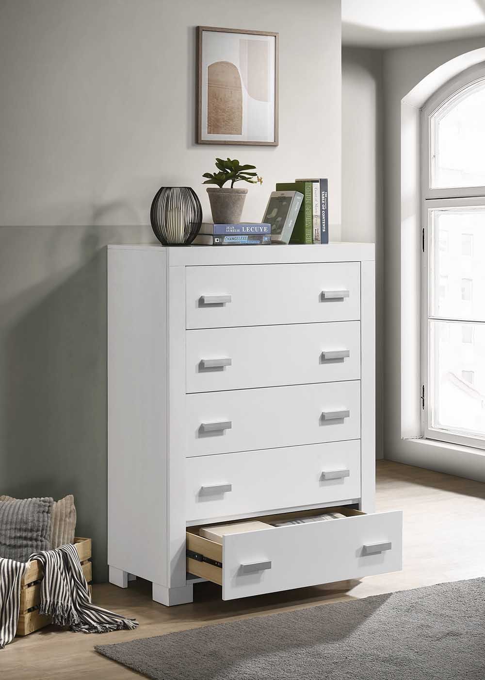 Shown in a bedroom setting
