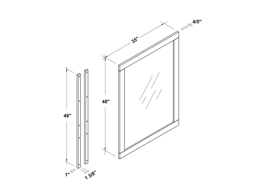 Assembled dimensions
