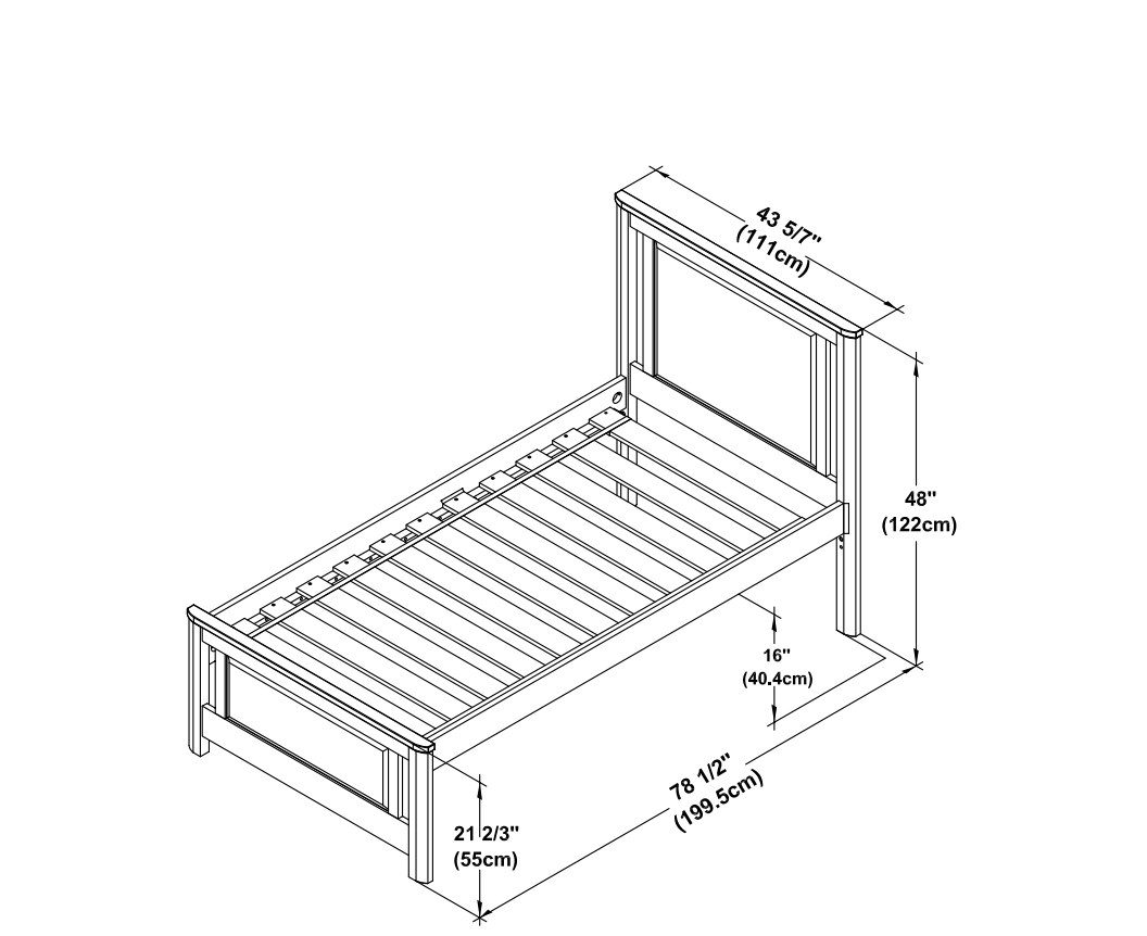 Assembled dimensions (39
