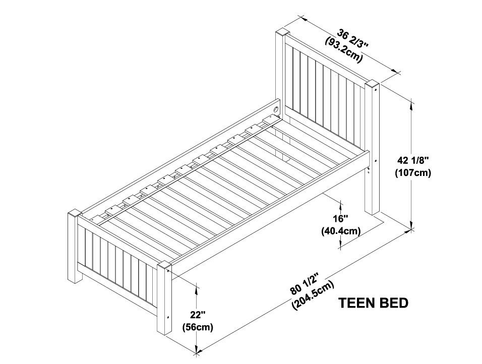 Assembled dimensions (33