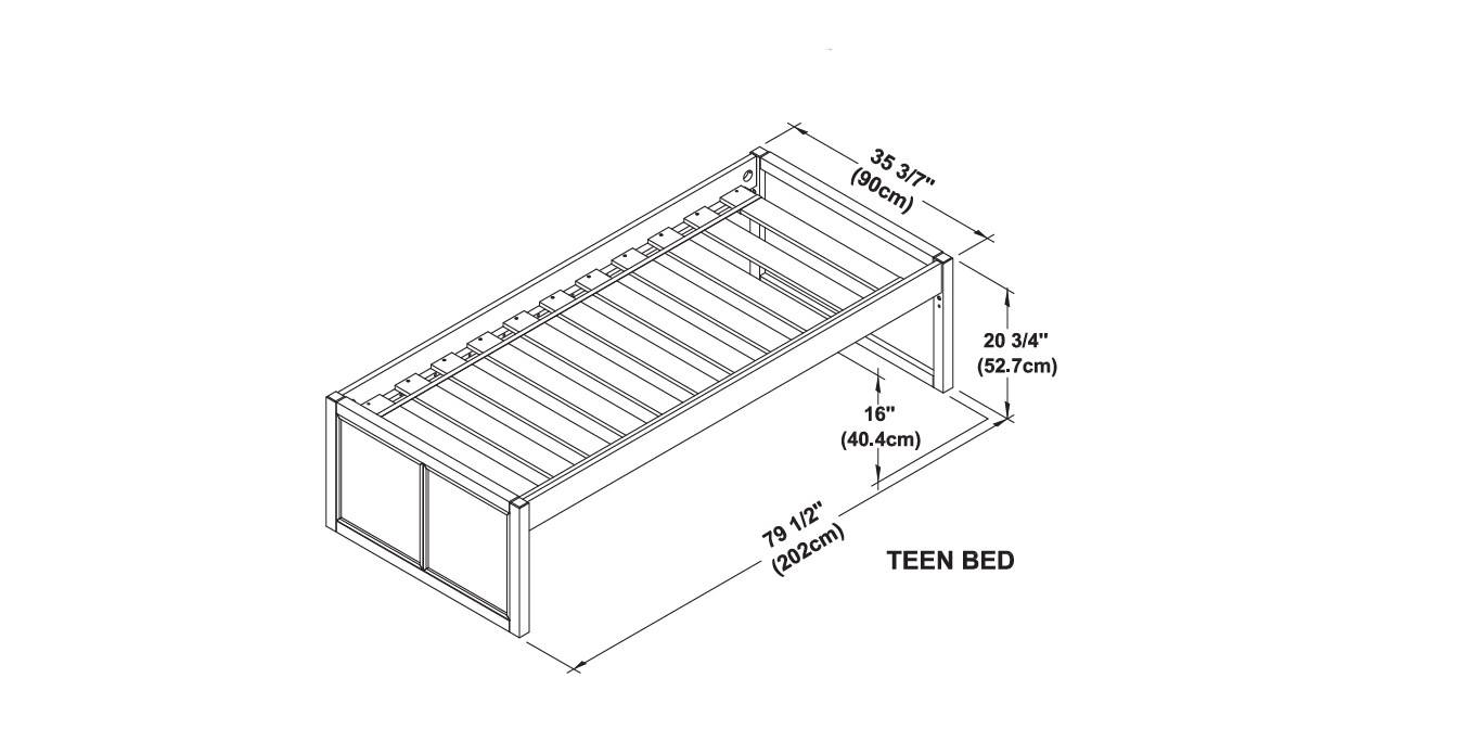 Assembled dimensions (33