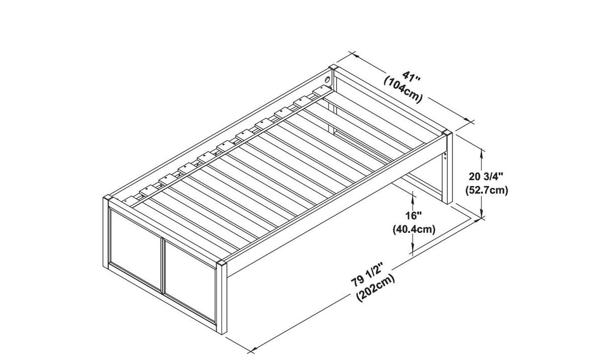 Assembled dimensions (39