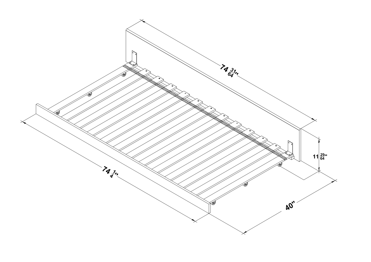 Assembled dimensions (39
