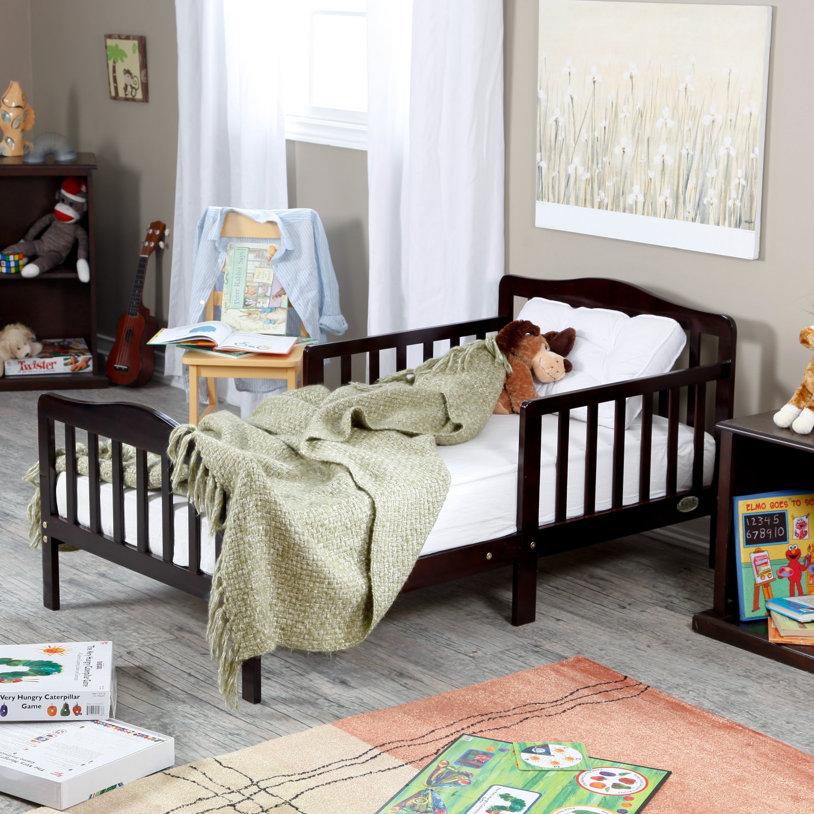 401 French White Toddler Bed 